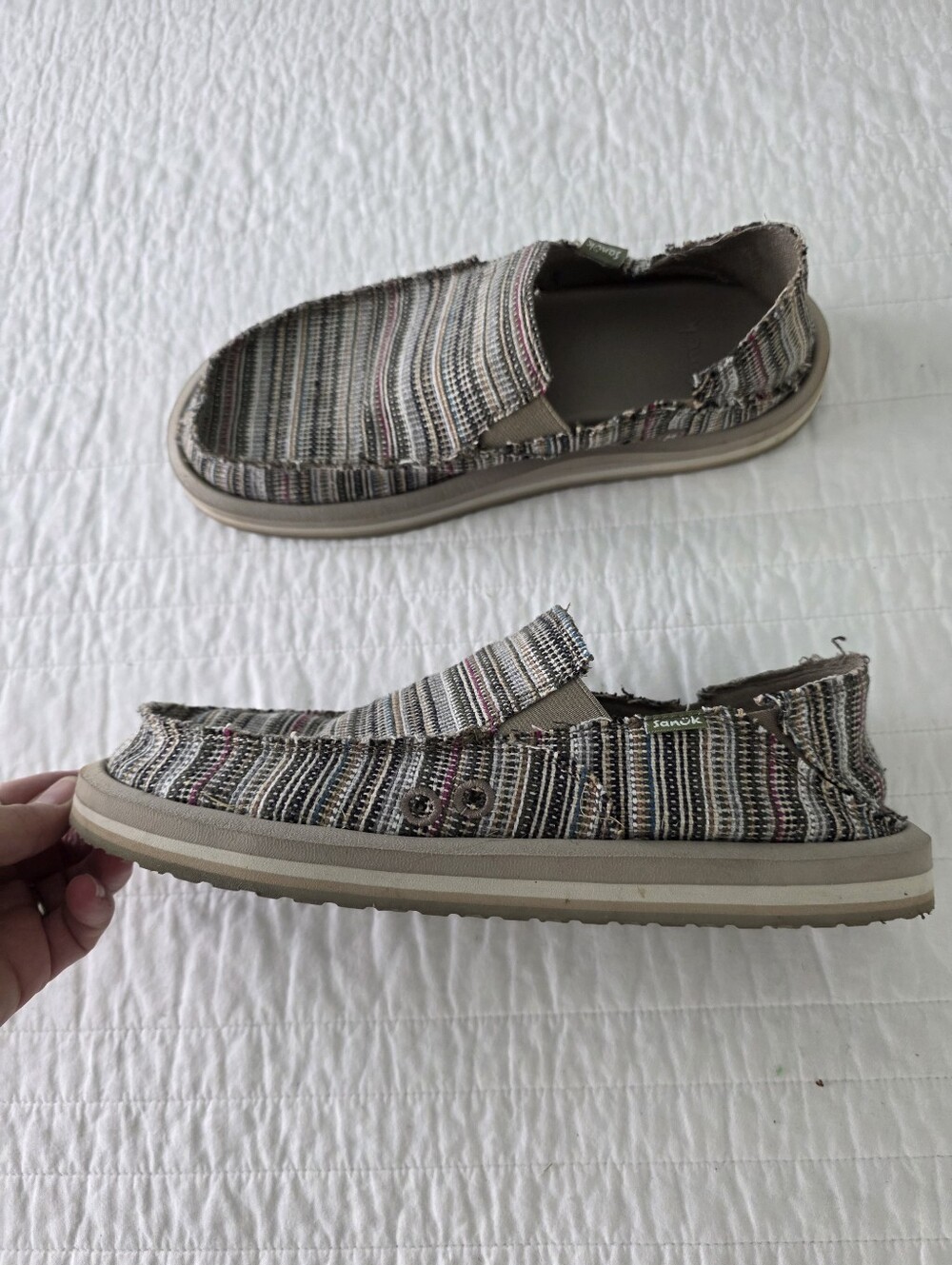 Sanuk Vagabond ST Funk Shoes Multicolor Mens 8 - Picture 12 of 15